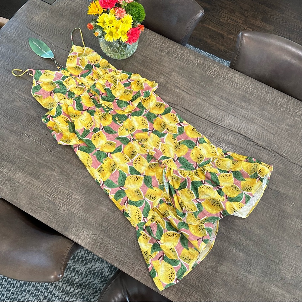 Farm Rio Lemon Print Top - Picture 6 of 13